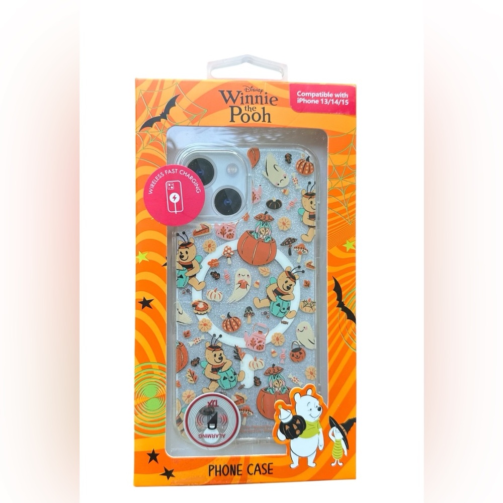 NIB‎ Disney Winnie the Pooh  Halloween pumpkin ghost iPhone 13/14 /15 Case